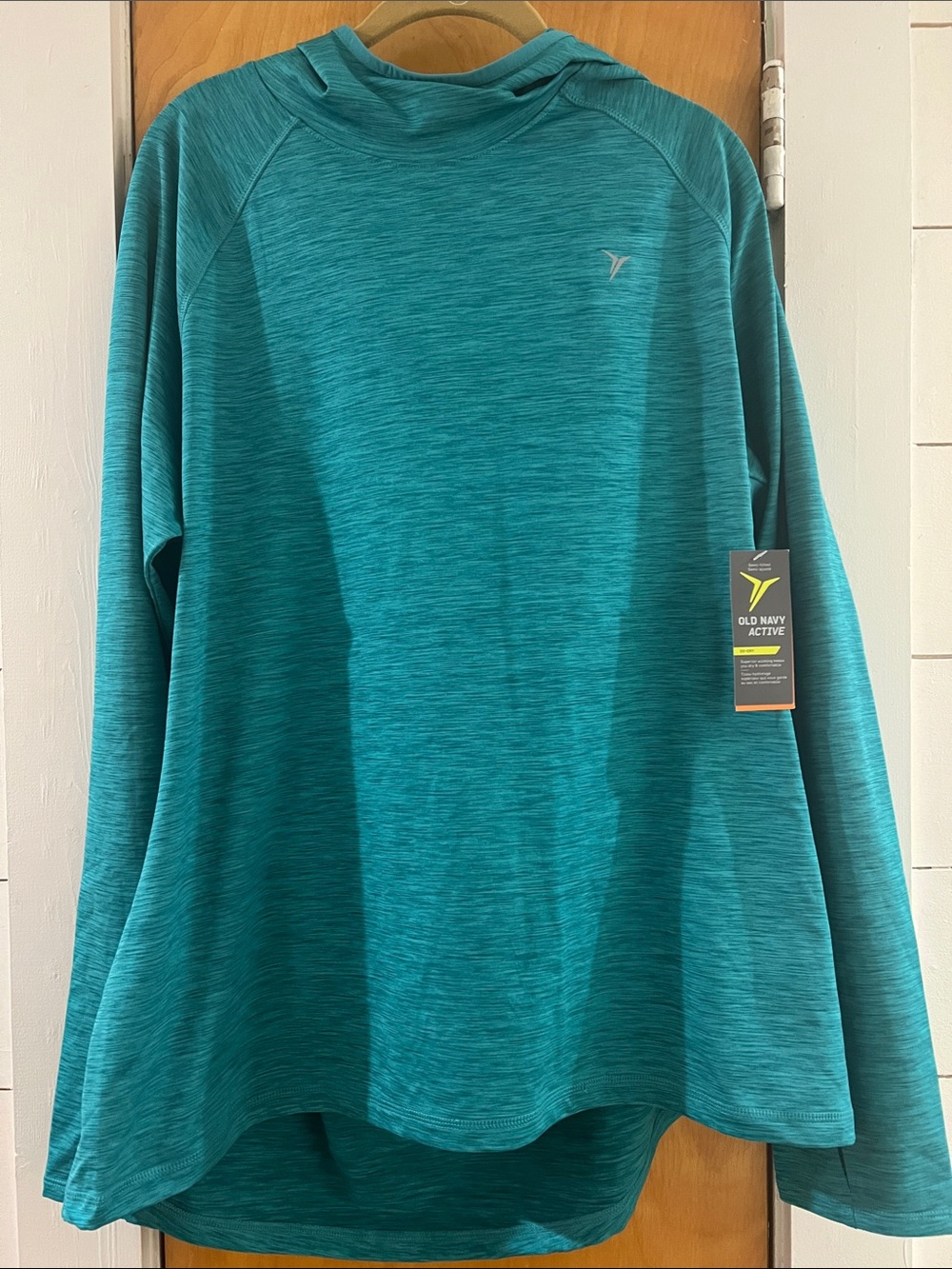Old Navy Teal Active Heathered Pullover